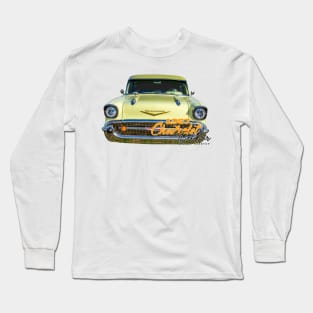 1957 Chevrolet Bel Air 4 Door Sedan Long Sleeve T-Shirt